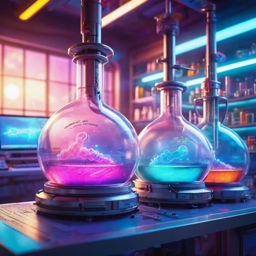 neon drinks,neon cocktails,potions,neon light drinks,laboratory,chemical laboratory,elements,potion,vapor,formula lab,chemist,neon tea,poison bottle,neon coffee,reagents,alchemy,lab,bottles,perfume bottles,plasma lamp,Conceptual Art,Sci-Fi,Sci-Fi 27