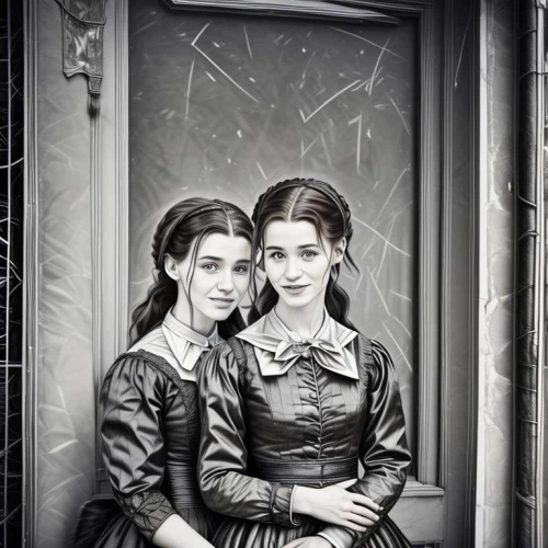 gothic portrait,victorian style,victorian fashion,two girls,victorian,the victorian era,sisters,gothic fashion,vintage girls,mother and daughter,victorian lady,joint dolls,beautiful photo girls,gothic,gothic style,vintage boy and girl,two beauties,vampires,brownstone,mom and daughter