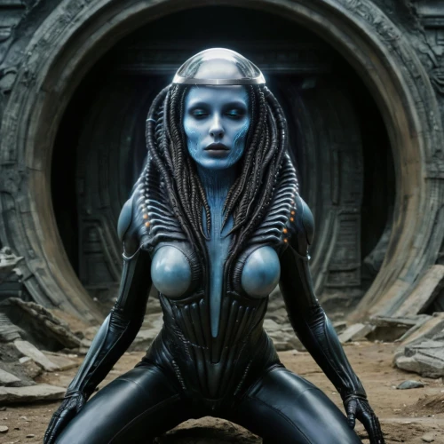 blue enchantress,mystique,bodypaint,dark elf,valerian,avatar,sci fi,alien warrior,bodypainting,sphinx pinastri,widow,body painting,alien,fantasy woman,samara,xmen,darth talon,humanoid,the enchantress,extraterrestrial
