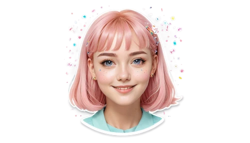 vector girl,portrait background,anime cartoon,pink vector,dribbble,tiktok icon,cute cartoon character,anime 3d,anime girl,digital art,cosmetic brush,doll's facial features,elf,download icon,luka,3d rendered,cosmetic,world digital painting,sakura blossom,digiart,Illustration,Black and White,Black and White 25