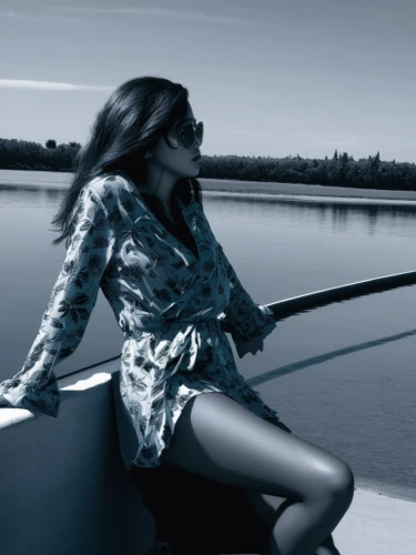 girl on the boat,rowing dolle,single scull,rowing,girl on the river,boating,paddle boat,recreational fishing,on the water surface,rowing boat,boat ride,waterskiing,coxswain,boat operator,paddleboard,rowing-boat,on the water,floating on the river,canoeing,fishing,Illustration,Black and White,Black and White 16