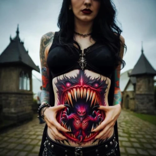 belly painting,bodypainting,body painting,body art,bodypaint,tattoo girl,blood church,spawn,fetus ribs,with tattoo,lotus tattoo,neon body painting,tattoo expo,maternity,pregnant girl,gothic portrait,gothic woman,tattoo artist,pregnant woman,dark art