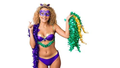 mardi gras,brazil carnival,hula,fasnet,majorette (dancer),foam crowns,fat tuesday,samba,merfolk,costume accessory,celtic queen,king cake,voodoo woman,beads,feather headdress,party garland,carneval,green mermaid scale,showgirl,feather boa,Illustration,Realistic Fantasy,Realistic Fantasy 44