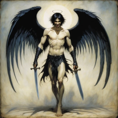 the archangel,archangel,angel of death,angelology,daemon,black angel,uriel,dark angel,business angel,harpy,lucifer,baroque angel,fallen angel,guardian angel,corvin,death angel,heroic fantasy,angel wing,cupido (butterfly),angel and devil,Illustration,Realistic Fantasy,Realistic Fantasy 14