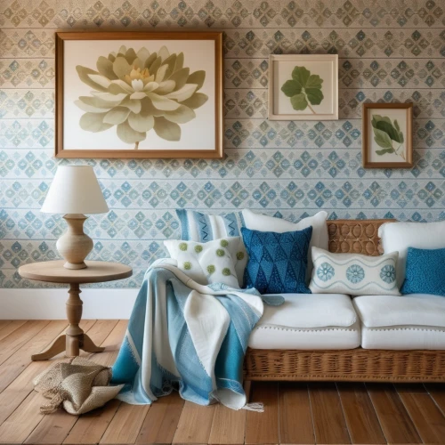 patterned wood decoration,slipcover,shabby-chic,blue pillow,hydrangea background,damask background,interior decoration,danish room,interior decor,background pattern,sitting room,damask,contemporary decor,shabby chic,blue and white porcelain,moroccan pattern,decorates,sofa set,blue sea shell pattern,search interior solutions,Photography,General,Realistic