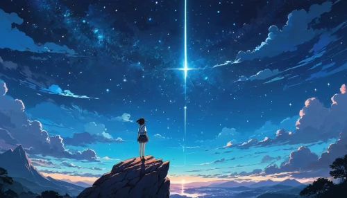 falling star,star sky,moon and star background,the star of bethlehem,star of bethlehem,falling stars,starlight,moon and star,starry sky,stars and moon,star-of-bethlehem,sky,christ star,advent star,shooting star,north star,the stars,the moon and the stars,fantasia,celestial,Illustration,Japanese style,Japanese Style 06