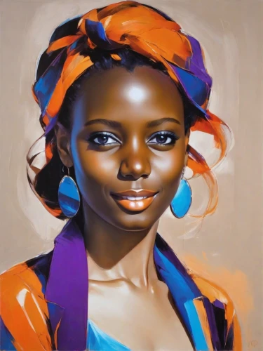 african woman,african art,oil painting on canvas,african american woman,girl with cloth,portrait of a girl,oil painting,oil on canvas,nigeria woman,girl in cloth,girl portrait,young woman,woman portrait,portrait of a woman,fabric painting,afro american girls,african,painting technique,black woman,afro-american