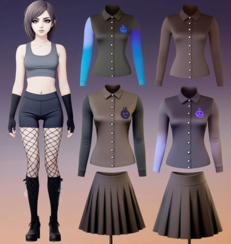 women's clothing,bolero jacket,police uniforms,gothic fashion,a uniform,clothing,ladies clothes,martial arts uniform,fashionable clothes,gradient mesh,women clothes,clothes,see-through clothing,uniforms,fashion doll,school clothes,nurse uniform,cute clothes,clover jackets,gentiana,Conceptual Art,Sci-Fi,Sci-Fi 11