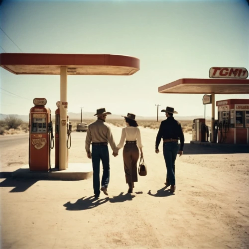 gas-station,truck stop,e-gas station,gas station,filling station,petrol pump,route66,route 66,electric gas station,gas pump,pioneertown,mojave,barstow,gasoline,mojave desert,atomic age,1960's,arid land,fifties,60s,Photography,Documentary Photography,Documentary Photography 02