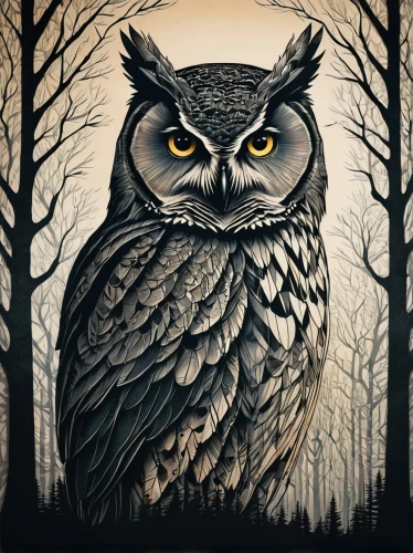 owl art,owl,owl background,owl nature,grey owl,southern white faced owl,large owl,the great grey owl,great gray owl,owl drawing,siberian owl,eastern grass owl,tawny frogmouth owl,sparrow owl,kirtland's owl,owl-real,nite owl,spotted wood owl,barred owl,owl pattern,Illustration,Black and White,Black and White 01