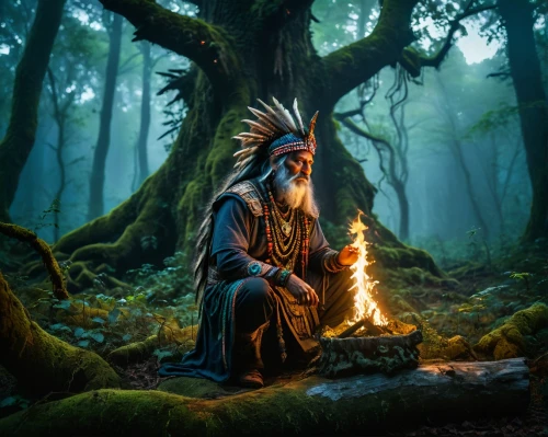 shamanism,shamanic,shaman,the american indian,pachamama,american indian,tribal chief,native american,native american indian dog,native,druid,amerindien,druids,fantasy picture,war bonnet,paganism,first nation,indigenous culture,light bearer,lone warrior,Photography,General,Fantasy