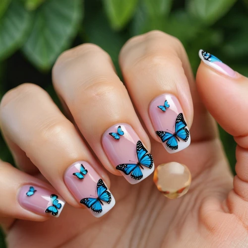 butterfly floral,floral japanese,blue butterflies,blue birds and blossom,butterfly pattern,floral with cappuccino,blue sea shell pattern,floral heart,nail design,retro flowers,butterflies,tropical butterfly,flamingo pattern,sugar skulls,kawaii snails,painted hearts,nail art,ulysses butterfly,tropical birds,flowers pattern,Photography,General,Realistic