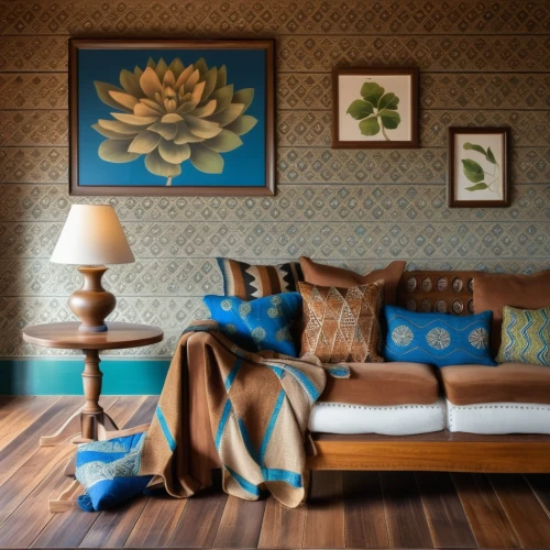 yellow wallpaper,patterned wood decoration,sitting room,interior decoration,interior decor,boho art,damask background,contemporary decor,settee,decorative art,sofa cushions,damask,colored pencil background,wall painting,danish room,hydrangea background,upholstery,background pattern,decorates,decor,Photography,General,Realistic