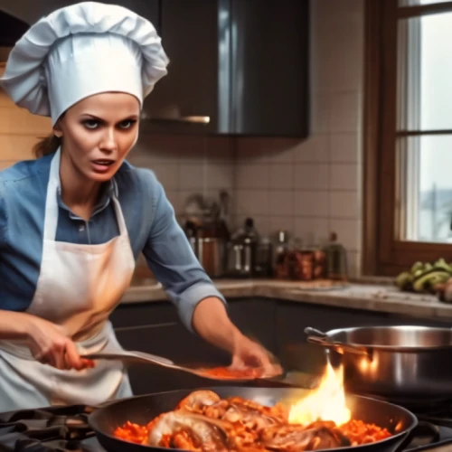 girl in the kitchen,food and cooking,cookware and bakeware,red cooking,chef,cooking show,cooktop,kitchen fire,cooking vegetables,food preparation,cooking book cover,restaurants online,cooking,southern cooking,men chef,chef hat,cooking utensils,ceramic hob,cooking plantain,karelian hot pot