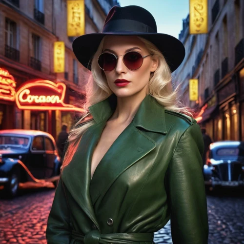 femme fatale,retro woman,agent provocateur,vintage fashion,aviator sunglass,retro women,ray-ban,spy visual,spy,blonde woman,fashion street,retro girl,vintage woman,50's style,cool blonde,shopping icon,beret,marylyn monroe - female,hat retro,leather hat,Photography,General,Commercial
