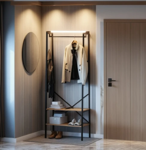 walk-in closet,room divider,wardrobe,garment racks,sliding door,closet,armoire,search interior solutions,hinged doors,hallway space,modern room,one-room,changing room,interior modern design,interior design,changing rooms,modern decor,storage cabinet,vitrine,interior decoration,Photography,General,Realistic