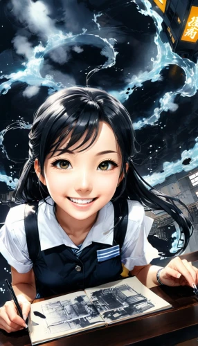 kantai collection sailor,underwater background,anime cartoon,anime 3d,sewol ferry disaster,world digital painting,the sea maid,illustrator,kantai,girl on the boat,background image,children's background,girl with a dolphin,girl studying,anime girl,game illustration,japanese background,photo painting,portrait background,ocean background,Illustration,Paper based,Paper Based 30