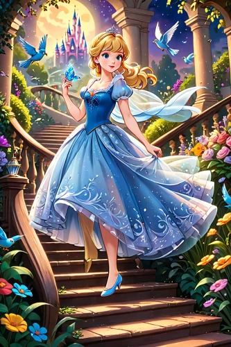 cinderella,fairy tale character,rosa 'the fairy,fantasia,fairy world,princess sofia,cg artwork,elsa,princess anna,rosa ' the fairy,children's fairy tale,rapunzel,fairy tale,tiana,fairytale characters,disney rose,disney character,a fairy tale,alice,fairy galaxy,Anime,Anime,General