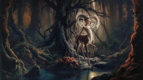 dryad,elven forest,rusalka,enchanted forest,haunted forest,ballerina in the woods,forest animal,fantasy picture,the blonde in the river,faery,the forest,faerie,fairy forest,fantasy art,water nymph,forest dark,forest background,shamanic,the enchantress,the woods