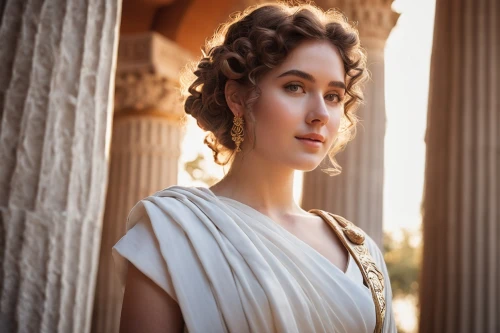 princess leia,girl in a historic way,queen anne,cepora judith,cybele,cleopatra,jane austen,athena,accolade,artemisia,republic,classical antiquity,woman of straw,elegant,thymelicus,elaeis,magnificent,aphrodite,neoclassic,ancient rome,Illustration,Realistic Fantasy,Realistic Fantasy 23