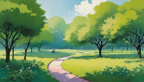 forest path,pathway,walk in a park,forest landscape,cartoon forest,landscape background,forest background,watercolor background,forest walk,forest road,small landscape,forest ground,green meadows,springtime background,green meadow,salt meadow landscape,forest glade,forest,meadow in pastel,green forest,Illustration,Paper based,Paper Based 12