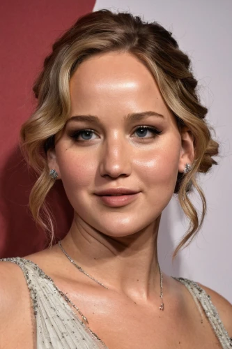 jennifer lawrence - female,katniss,female hollywood actress,hollywood actress,british actress,mascara,doll's facial features,rosie,oscars,garanaalvisser,actress,madeleine,angel face,hd,genes,her,cgi,artificial hair integrations,physiognomy,semi-profile,Art,Classical Oil Painting,Classical Oil Painting 26