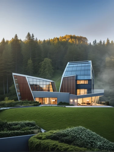 modern house,modern architecture,house in mountains,house in the mountains,futuristic architecture,3d rendering,swiss house,archidaily,luxury home,eco-construction,luxury property,smart house,corten steel,glass facade,bendemeer estates,cubic house,futuristic art museum,eco hotel,dunes house,contemporary,Photography,General,Realistic