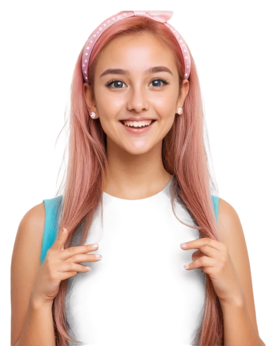 girl on a white background,girl in t-shirt,girl wearing hat,artificial hair integrations,girl portrait,a girl's smile,portrait background,teen,young woman,pink background,girl with speech bubble,dental braces,lycia,pink hat,beret,beautiful young woman,pretty young woman,the girl's face,bandana,orthodontics,Conceptual Art,Daily,Daily 16