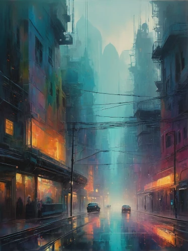 hanoi,cityscape,world digital painting,rainy,evening atmosphere,colorful city,city scape,rainstorm,monsoon,rains,light rain,heavy rain,rainy day,blue rain,shanghai,drizzle,mist,rain,rainy season,evening city,Photography,Documentary Photography,Documentary Photography 04