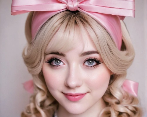 pink bow,porcelain doll,doll's facial features,minnie mouse,realdoll,magnolieacease,pink ribbon,pink hat,barbie doll,beret,satin bow,sailor,minnie,doll paola reina,peach,curlers,japanese kawaii,pink lady,lindsey stirling,kawaii girl,Illustration,Black and White,Black and White 15