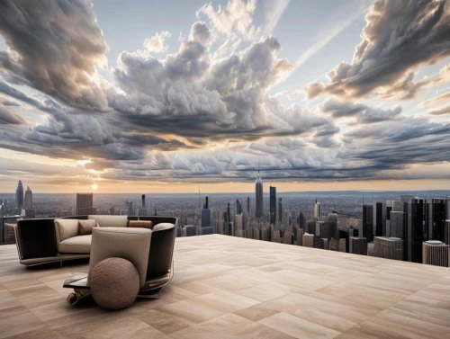 sky apartment,penthouse apartment,top of the rock,roof landscape,roof terrace,skyscapers,the observation deck,manhattan skyline,observation deck,new york skyline,hudson yards,roof top,panoramic views,above the city,united arab emirates,skycraper,chicago skyline,sky city tower view,roof domes,tallest hotel dubai