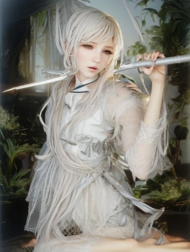 piko,silver,white rose snow queen,silver rain,silvery,swordswoman,silver wedding,water-the sword lily,winterblueher,marionette,silver arrow,clear to white,sword lily,pale,white lady,flute,painter doll,shakuhachi,fuki,albino