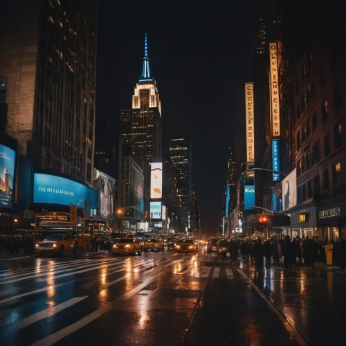 new york streets,blue hour,ny,light trails,city at night,new york,city lights,nyc,citylights,chrysler building,night photography,newyork,night lights,1wtc,1 wtc,night photograph,times square,time square,new york taxi,manhattan,Photography,General,Cinematic