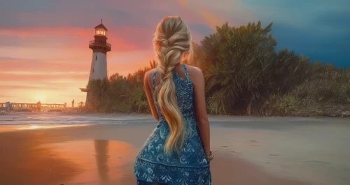 girl in a long dress,girl in a long dress from the back,long dress,beach background,sea shore temple,mermaid background,rapunzel,moana,girl on the dune,queen of liberty,the statue of liberty,sand sculptures,mother earth statue,god of the sea,lighthouse,digital compositing,burj al arab,world digital painting,a girl in a dress,the sea maid,Illustration,Paper based,Paper Based 04