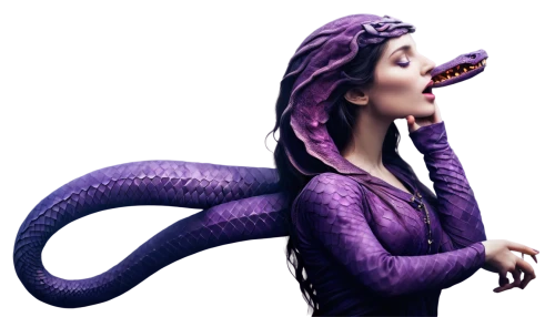 rapunzel,la violetta,veil purple,snake charming,violet head elf,aladin,emperor snake,noorderleech,horoscope libra,fatayer,purple,serpent,aladha,snake charmers,zodiac sign libra,salamandra,crocodile woman,tentacle,medusa,mamba,Illustration,Realistic Fantasy,Realistic Fantasy 35