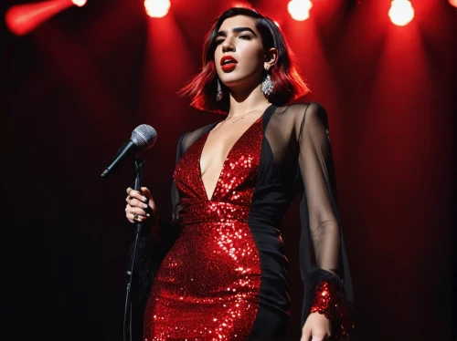 dua lipa,red gown,lady in red,jazz singer,man in red dress,queen cage,queen of the night,callas,red dress,red hot polka,queen,ruby red,social,ruby,singing,diamond red,cabaret,in red dress,performing,red cape,Photography,Artistic Photography,Artistic Photography 03