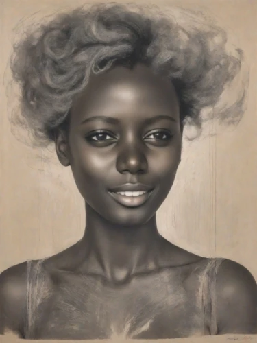 african american woman,afro-american,graphite,african woman,chalk drawing,afro american,afroamerican,afro american girls,black woman,portrait of a girl,charcoal drawing,oil on canvas,black skin,ambrotype,nigeria woman,girl portrait,venus,young woman,african-american,charcoal pencil