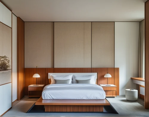 japanese-style room,room divider,guestroom,modern room,guest room,contemporary decor,hotel w barcelona,sleeping room,wooden wall,bamboo curtain,modern decor,canopy bed,bedroom,corten steel,four-poster,patterned wood decoration,boutique hotel,hotelroom,interior modern design,ryokan,Photography,General,Realistic
