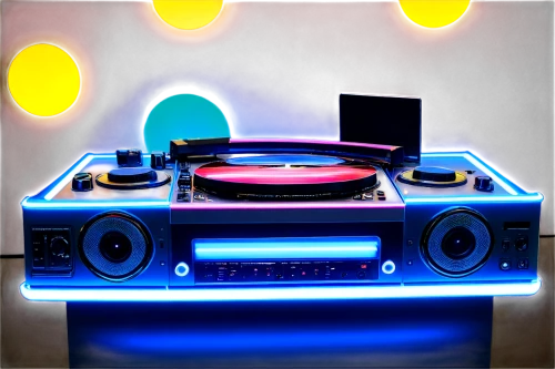 retro turntable,dj equipament,boombox,hi-fi,dj,vinyl player,turntable,disc jockey,sound table,disk jockey,boom box,digital bi-amp powered loudspeaker,music system,stereo system,record player,s-record-players,jeep dj,sundown audio car audio,sound system,radio-controlled toy,Illustration,Retro,Retro 02