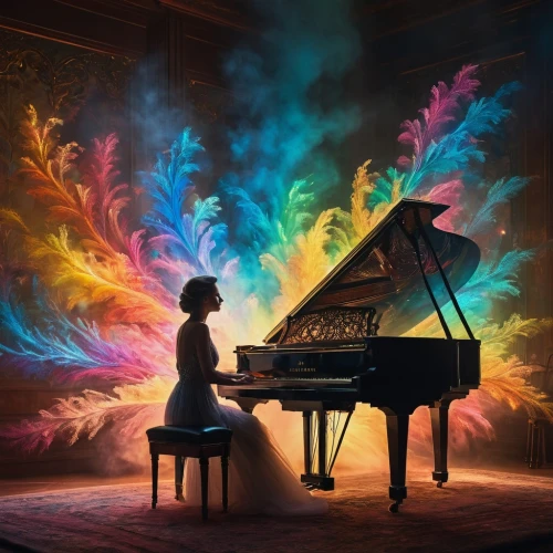 concerto for piano,the piano,piano player,pianist,piano,play piano,musical background,piano notes,grand piano,piano lesson,pianos,imagination,chopin,piano keyboard,iris on piano,piece of music,composer,psychedelic art,electric piano,pianet,Photography,General,Fantasy