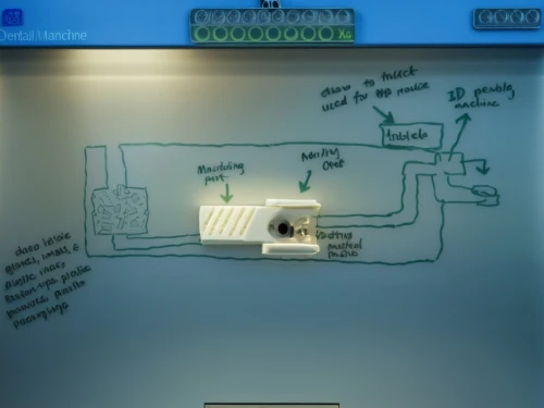 dry erase,smartboard,white board,whiteboard,office automation,barebone computer,interactive kiosk,medical concept poster,ethernet hub,home automation,mindmap,the server room,fridge lock,refrigerator,control panel,computer system,computer terminal,sysadmin,computer room,terminal board,Photography,General,Realistic