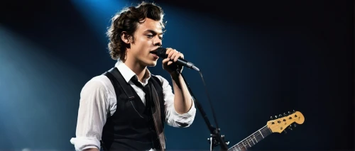 harry styles,harry,styles,quiff,edit icon,microphone stand,banner,harold,playback,live concert,life stage icon,rock concert,earpieces,bassist,download icon,music artist,solo entertainer,rockstar,the guitar,jonas brother,Illustration,Japanese style,Japanese Style 10