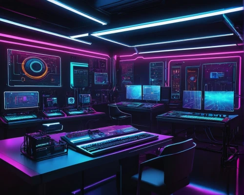 ufo interior,computer room,80's design,neon coffee,neon,cyber,scifi,80s,sci fi surgery room,neon arrows,futuristic,cyberpunk,cybertruck,cyberspace,cinema 4d,neon human resources,spaceship space,neon colors,sci - fi,sci-fi,Conceptual Art,Daily,Daily 28
