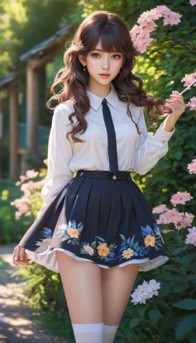 honmei choco,pollen panties,school skirt,korean,japanese kawaii,japanese idol,japanese doll,siu mei,pi mai,phuquy,hanbok,anime japanese clothing,doll dress,floral japanese,japanese,1,koto,korea,ayu,floral skirt,Photography,Fashion Photography,Fashion Photography 14