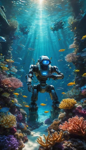 coral guardian,underwater background,scuba,aquanaut,under the water,underwater world,under the sea,god of the sea,underwater landscape,aquarium,marine tank,submersible,undersea,underwater oasis,aquatic,under sea,the bottom of the sea,under water,dive computer,diveevo,Conceptual Art,Oil color,Oil Color 05