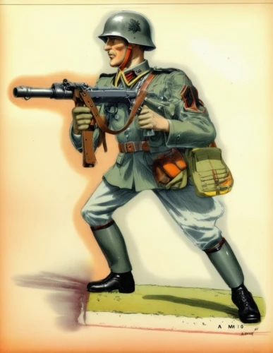 red army rifleman,infantry,battery icon,retro 1950's clip art,warsaw uprising,rss icon,combat medic,federal army,rifleman,game illustration,ww2,medic,second world war,world war ii,grenadier,french foreign legion,wartime,india gun,1944,submachine gun,Unique,Design,Character Design