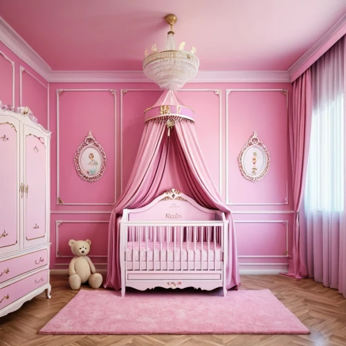 baby room,the little girl's room,nursery decoration,nursery,room newborn,children's bedroom,infant bed,baby bed,kids room,doll house,children's room,boy's room picture,baby pink,baby gate,doll kitchen,baby changing chest of drawers,pink family,changing table,bedroom,danish room