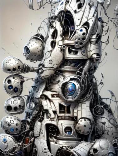 endoskeleton,robot eye,robotic,cyborg,cybernetics,mecha,bot,biomechanical,scrap sculpture,mech,robotics,robot,robots,machines,minibot,machine,artificial intelligence,war machine,chat bot,industrial robot