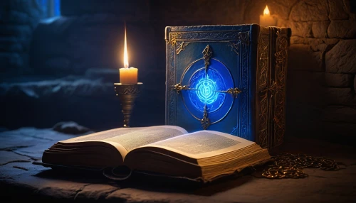 magic grimoire,magic book,prayer book,blue lamp,divination,hymn book,spell,debt spell,illuminated lantern,fairy door,quran,book antique,mystery book cover,open book,writing-book,bookmark,miracle lamp,fantasy picture,spiral book,games of light,Conceptual Art,Sci-Fi,Sci-Fi 22