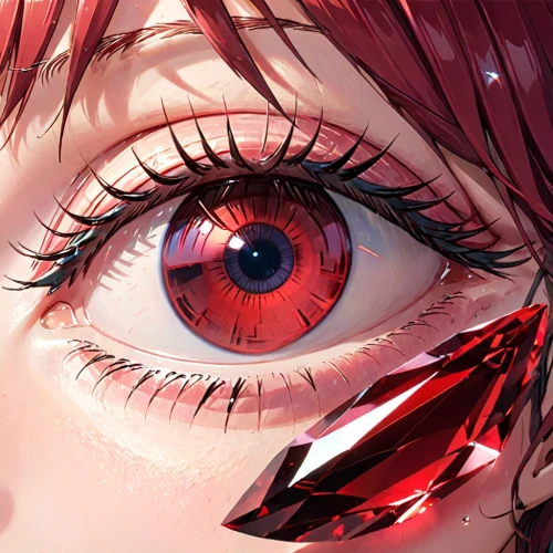 pupil,pupils,bleeding eyes,fire red eyes,red eyes,eye,lenses,eyes,eyeball,diamond red,crimson,fire eyes,iris,ruby red,cat eyes,heterochromia,eyelash,women's eyes,red saber,contacts,Anime,Anime,Realistic